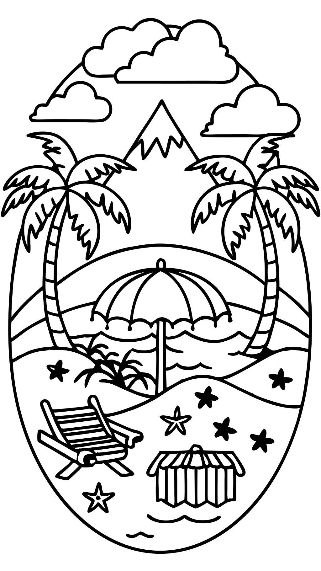 coloring pages vacation